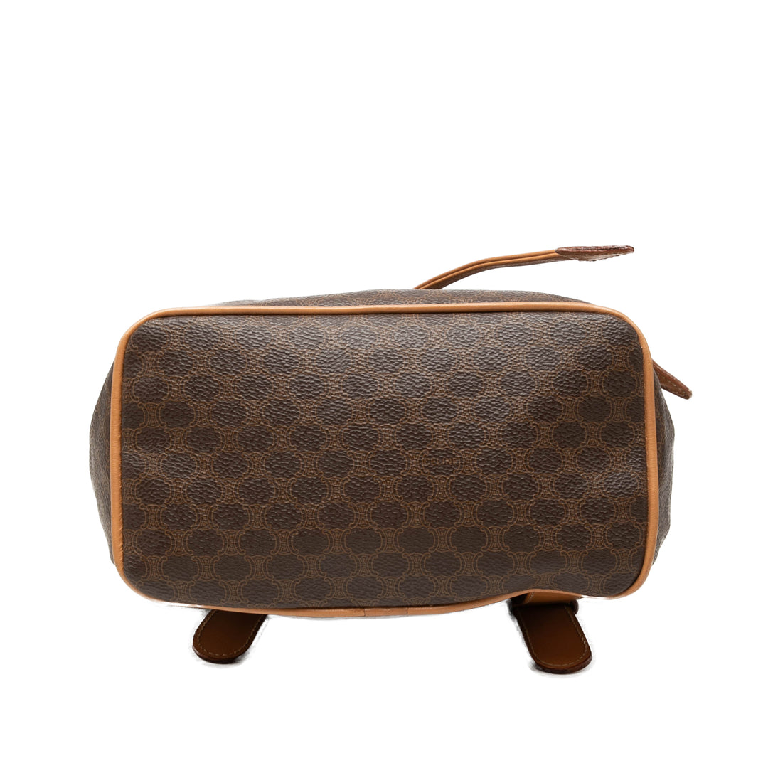 Celine Sac à dos Macadam Toile enduite Marron – vue 3 – GABY PARIS