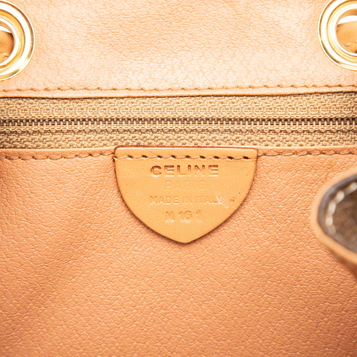 Celine Sac à dos Macadam Toile enduite Marron – vue 5 – GABY PARIS