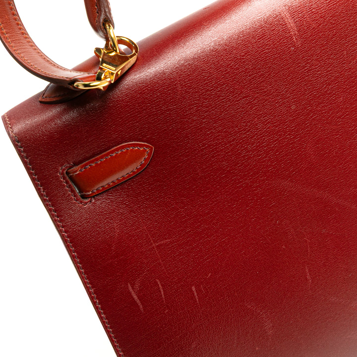 Tricolor Box Calf Kelly Sellier 32 Brown - Gaby Paris