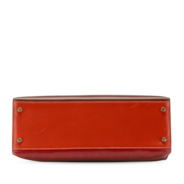 Tricolor Box Calf Kelly Sellier 32 Brown - Gaby Paris