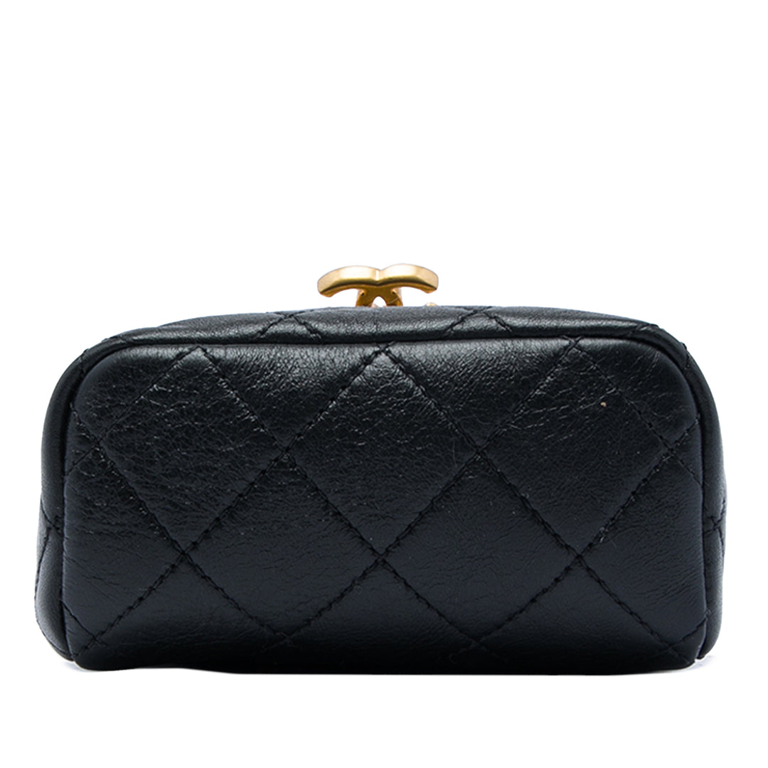 Chanel Matelassé My Crush Sac Micro Cuir d'agneau