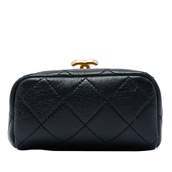 Chanel Matelassé My Crush Sac Micro Cuir d'agneau