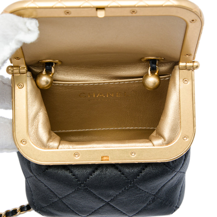 Chanel Matelassé My Crush Sac Micro Cuir d'agneau