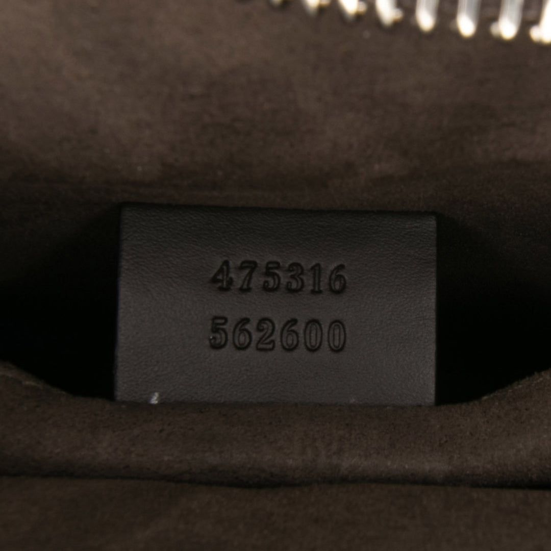 Gucci GG Supreme Web Pochette Marron