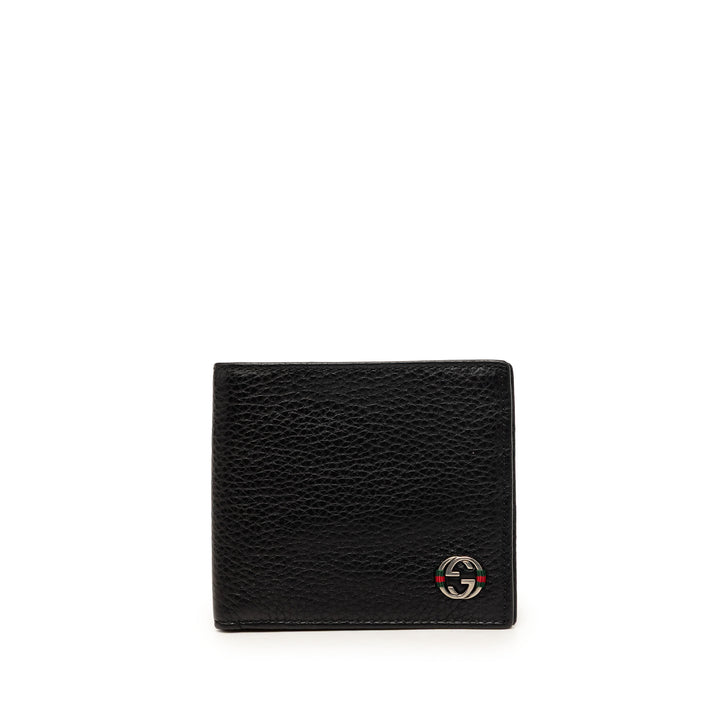 Gucci Cuir de veau Web Interlocking G Bifold Portefeuille
