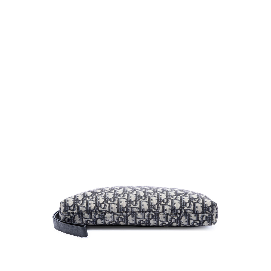 Dior Oblique Toile A4 Zipped Pochette