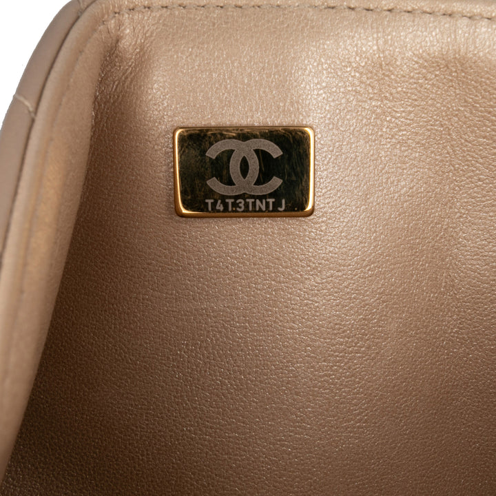 Chanel Reissue 2.55 Chevron Quilted Métallisé Cuir de veau Simple rabat 224 Doré