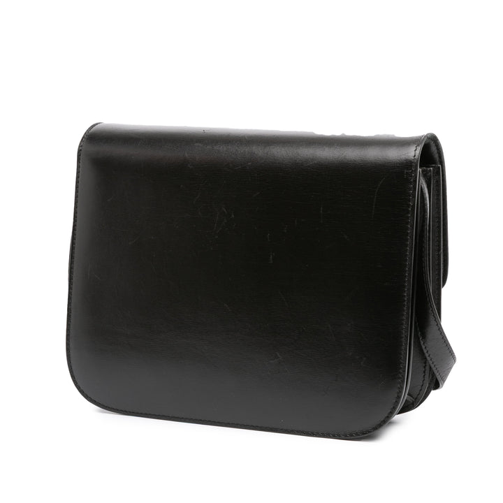 Celine Medium Cuir de veau Classic Boîte Noir