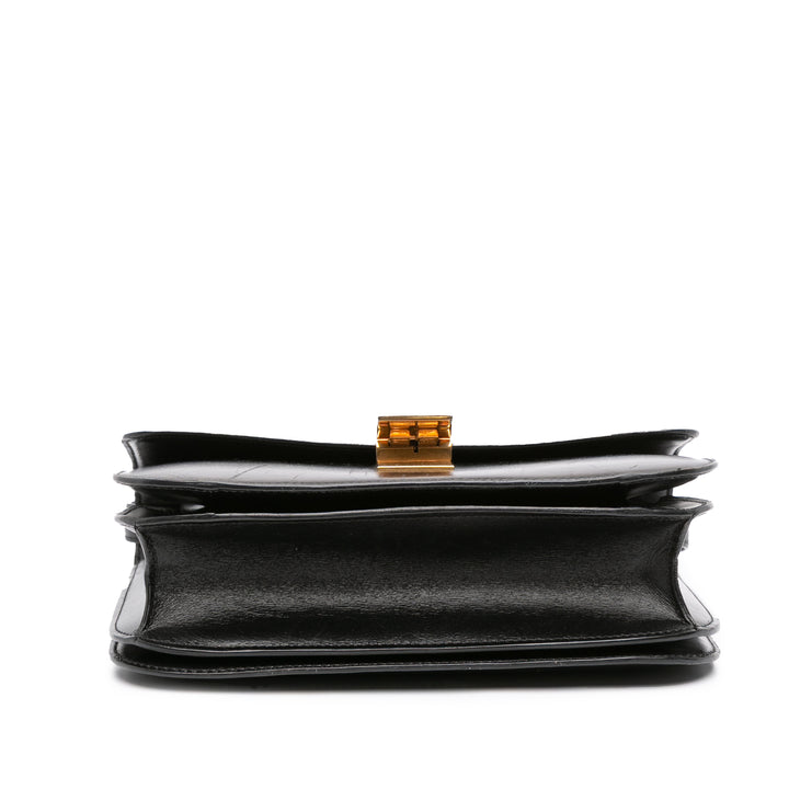 Celine Medium Cuir de veau Classic Boîte Noir
