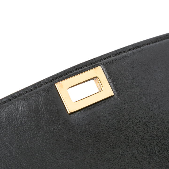 Celine Medium Cuir de veau Classic Boîte Noir