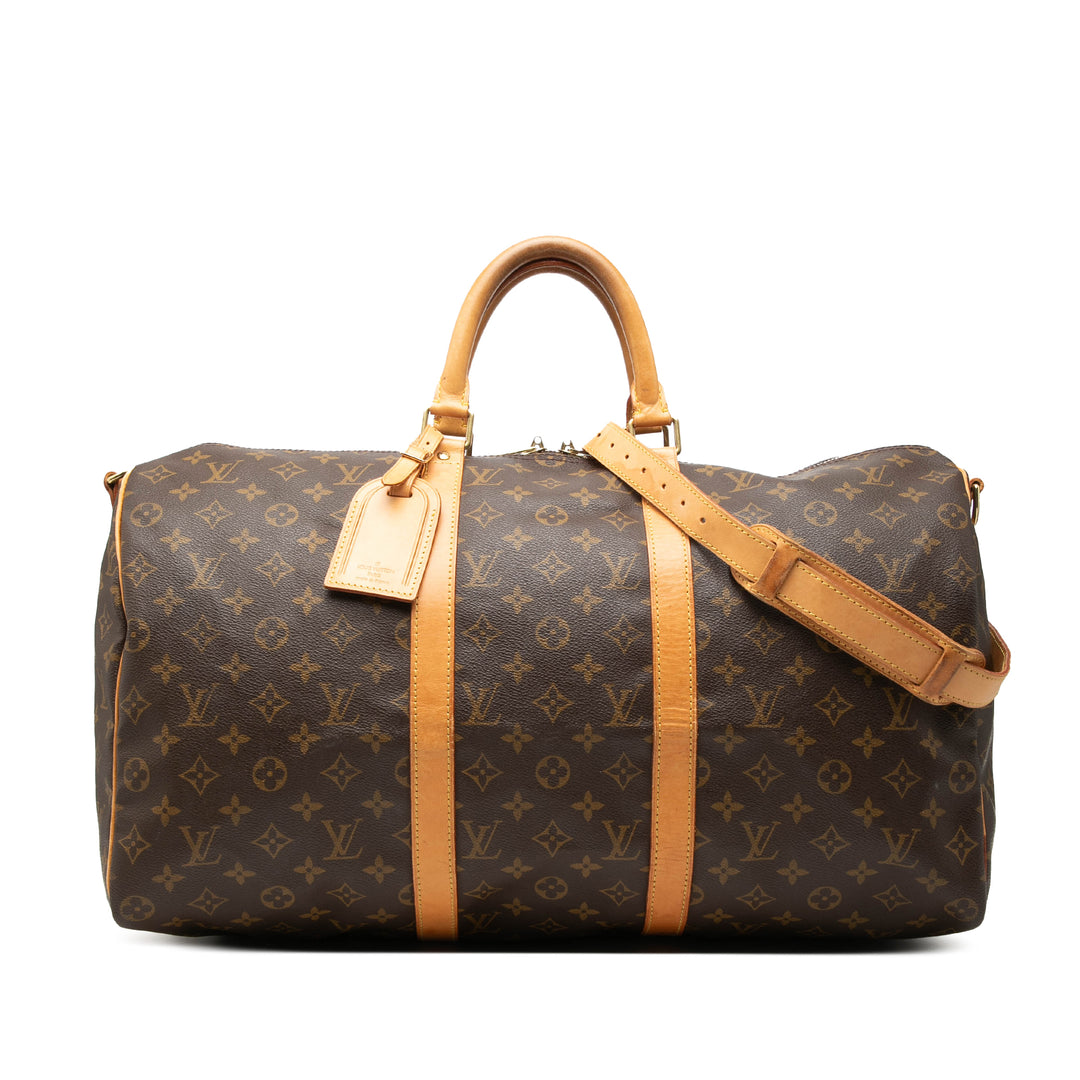 Keepall Bandouliere 50 Monogram Marron