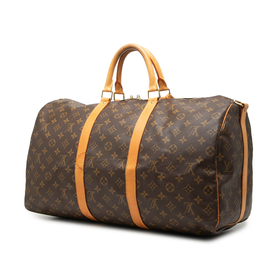 Keepall Bandouliere 50 Monogram Marron