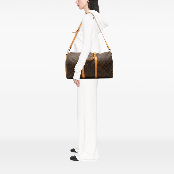 Keepall Bandouliere 50 Monogram Marron