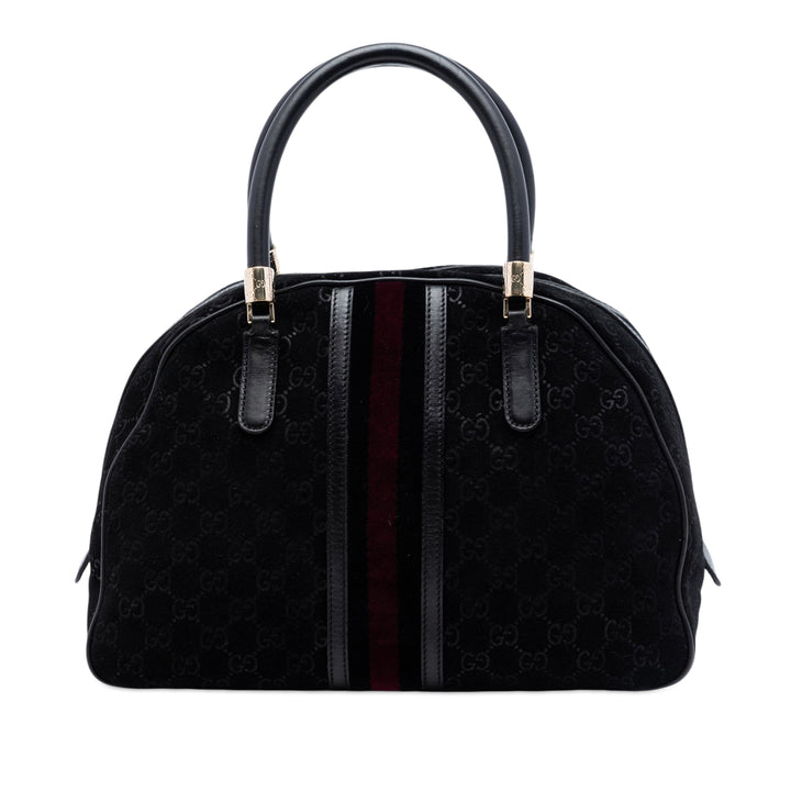 Gucci GG Daim Web Dome Sac à main