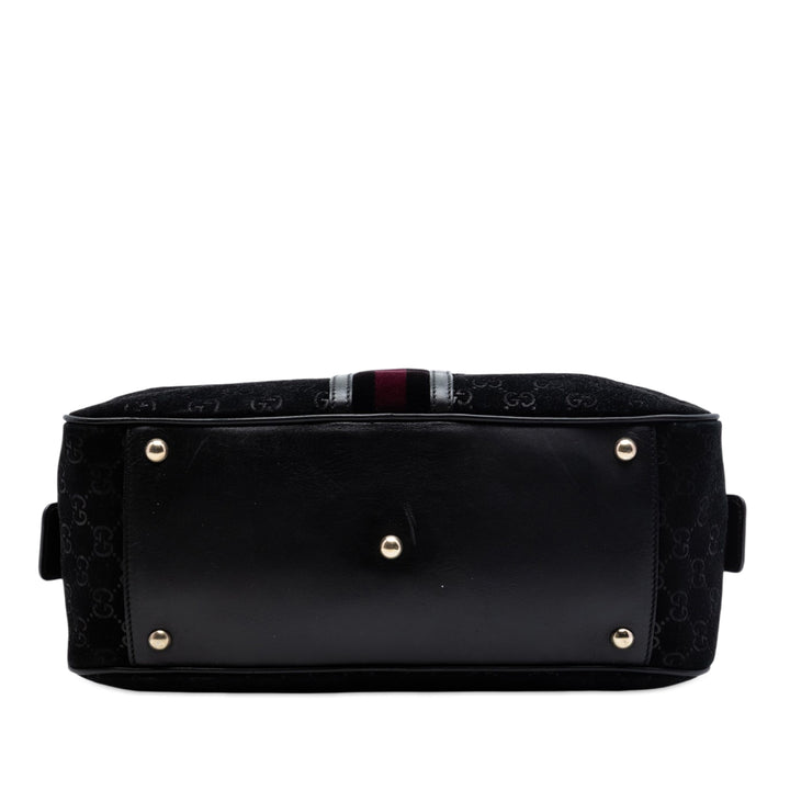 Gucci GG Daim Web Dome Sac à main