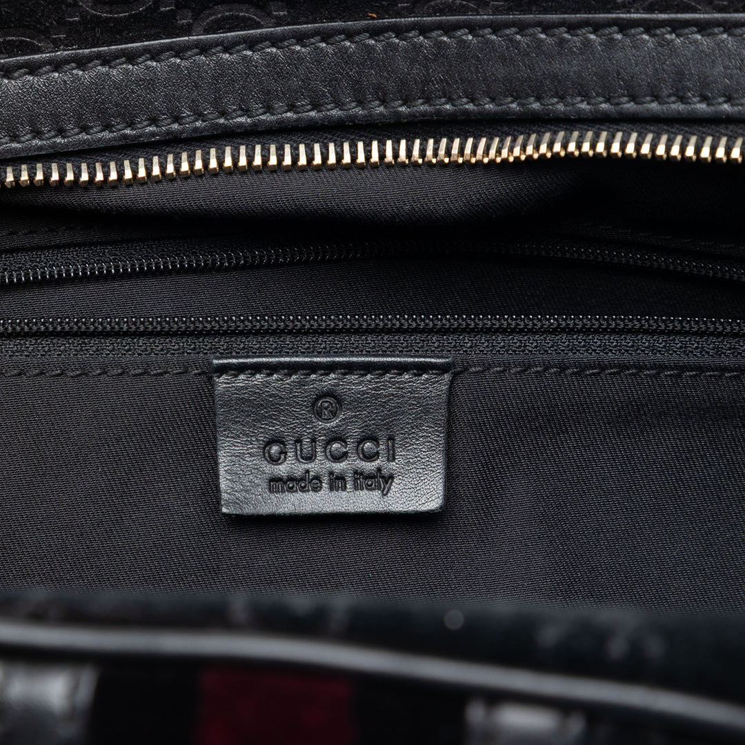 Gucci GG Daim Web Dome Sac à main