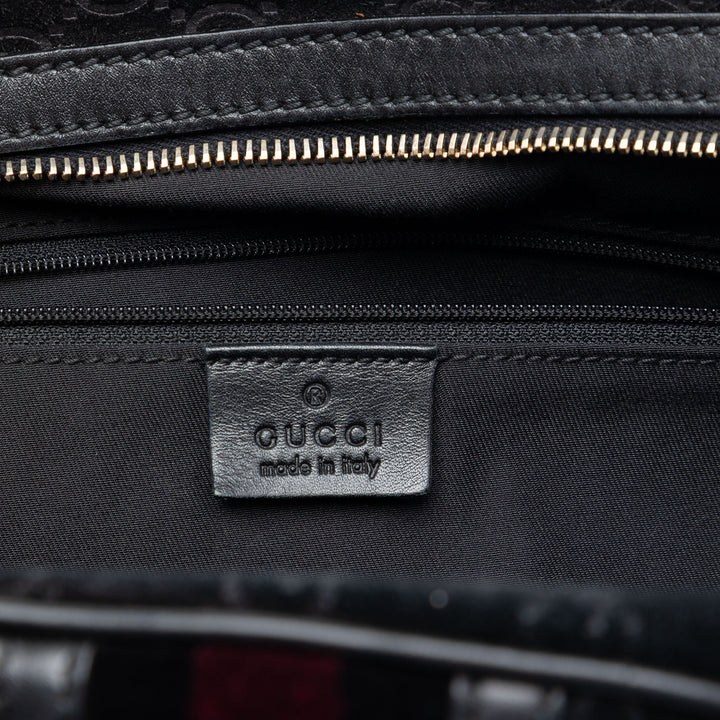 Gucci GG Daim Web Dome Sac à main