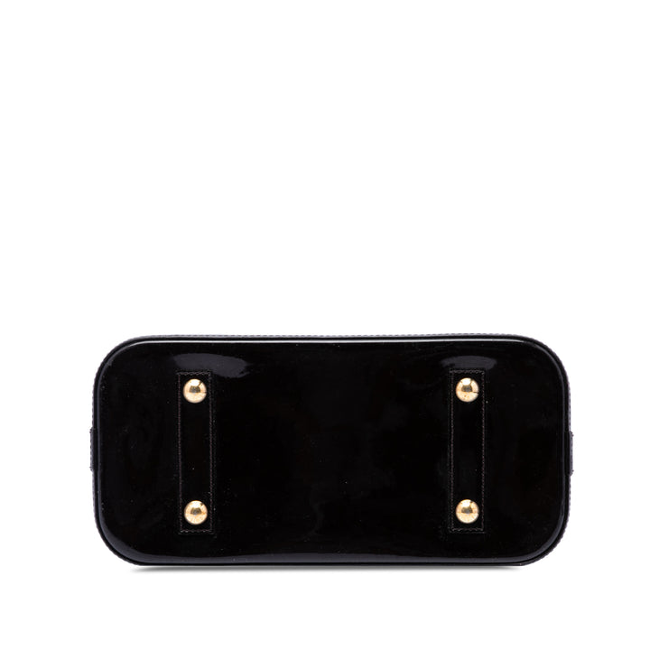 Alma PM Cuir verni Monogram Violet