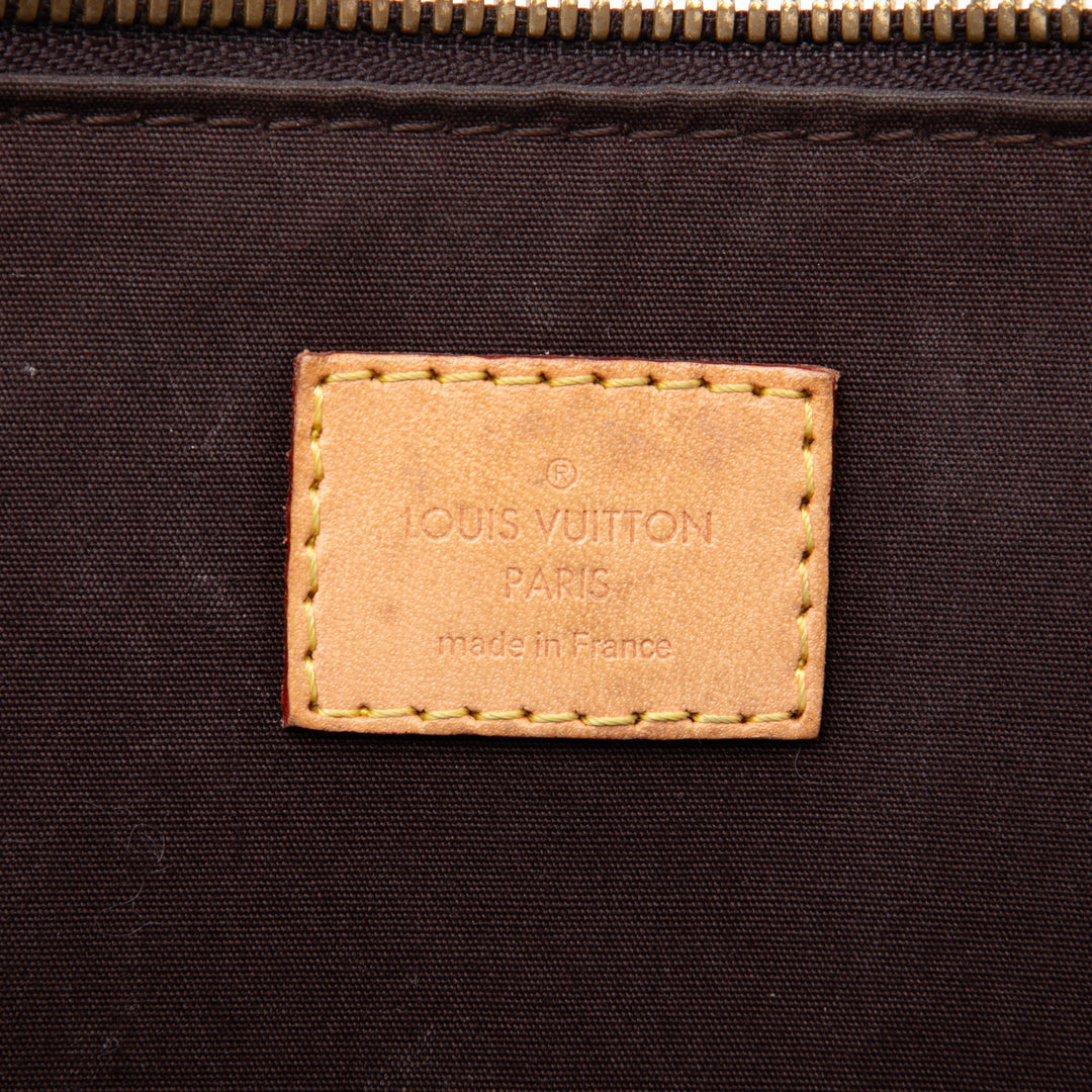 Alma PM Cuir verni Monogram Violet
