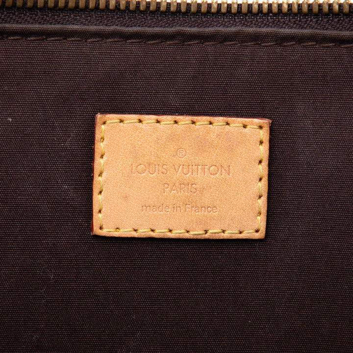 Alma PM Cuir verni Monogram Violet