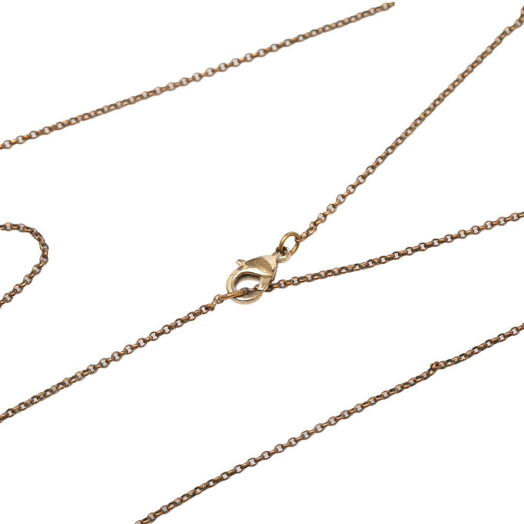 Chanel plaqué CC Cristal Pendant Collier