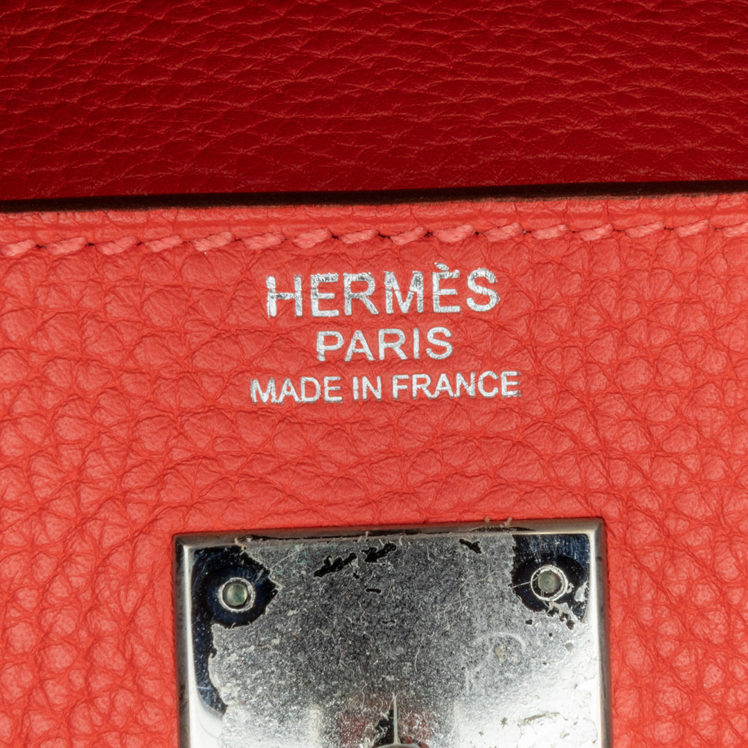 Hermès Togo Kelly Retourne 32 Red - GABY PARIS