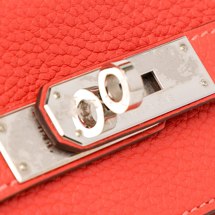 Hermès Togo Kelly Retourne 32 Red - GABY PARIS