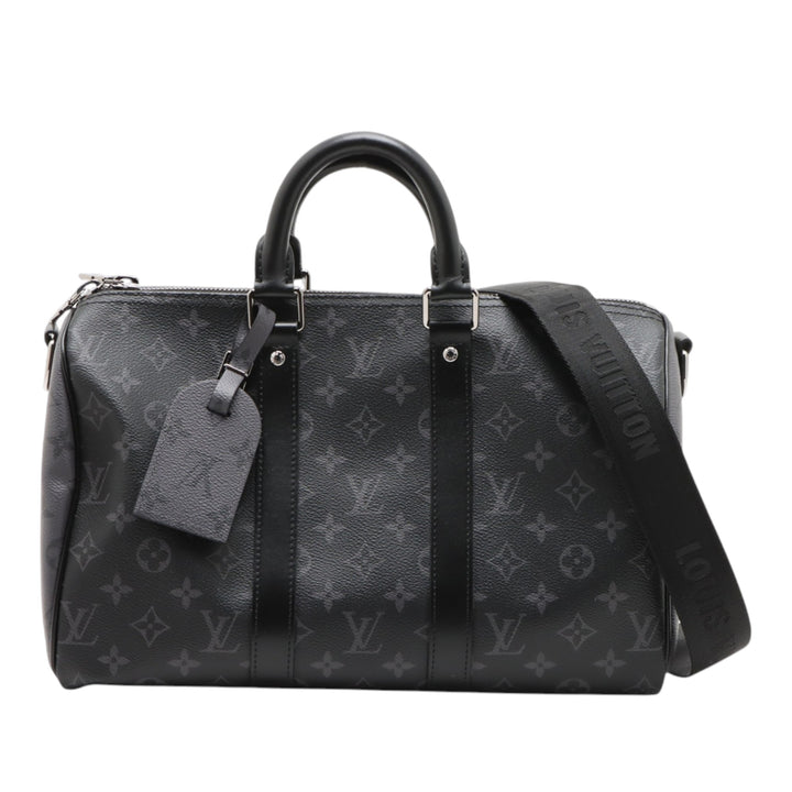 Louis Vuitton Monogram Eclipse Keepall Bandouliere 35