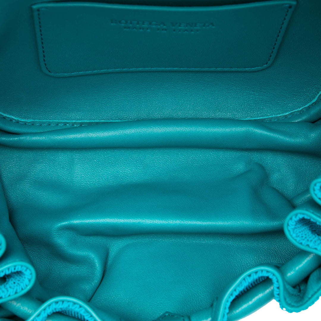Bottega Veneta Sac bandoulière Beaded Crochet Knit et Beak Petit Bleu – vue 4 – GABY PARIS