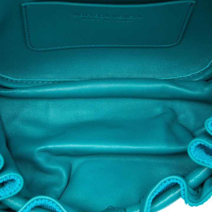 Bottega Veneta Sac bandoulière Beaded Crochet Knit et Beak Petit Bleu – vue 4 – GABY PARIS