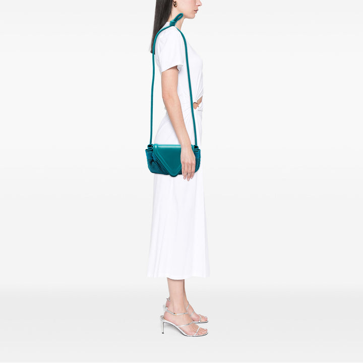 Bottega Veneta Sac bandoulière Beaded Crochet Knit et Beak Petit Bleu – vue 6 – GABY PARIS