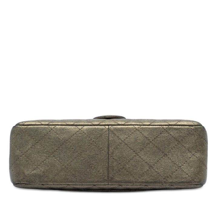 Chanel Matelassé Metallic vieilli Cuir de veau Reissue 2.55 Double rabat 226
