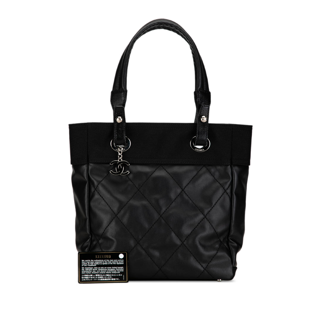 Small Paris-Biarritz Tote Black - Gaby Paris