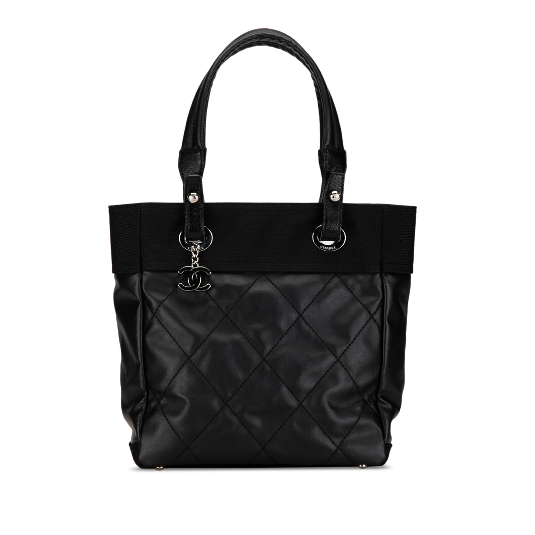 Small Paris-Biarritz Tote Black - Gaby Paris