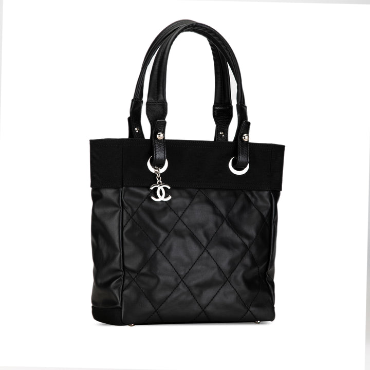 Small Paris-Biarritz Tote Black - Gaby Paris