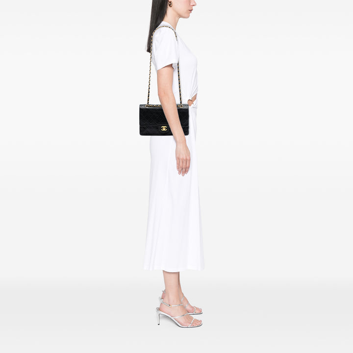 Chanel Medium Classic Cuir d’agneau Double rabat