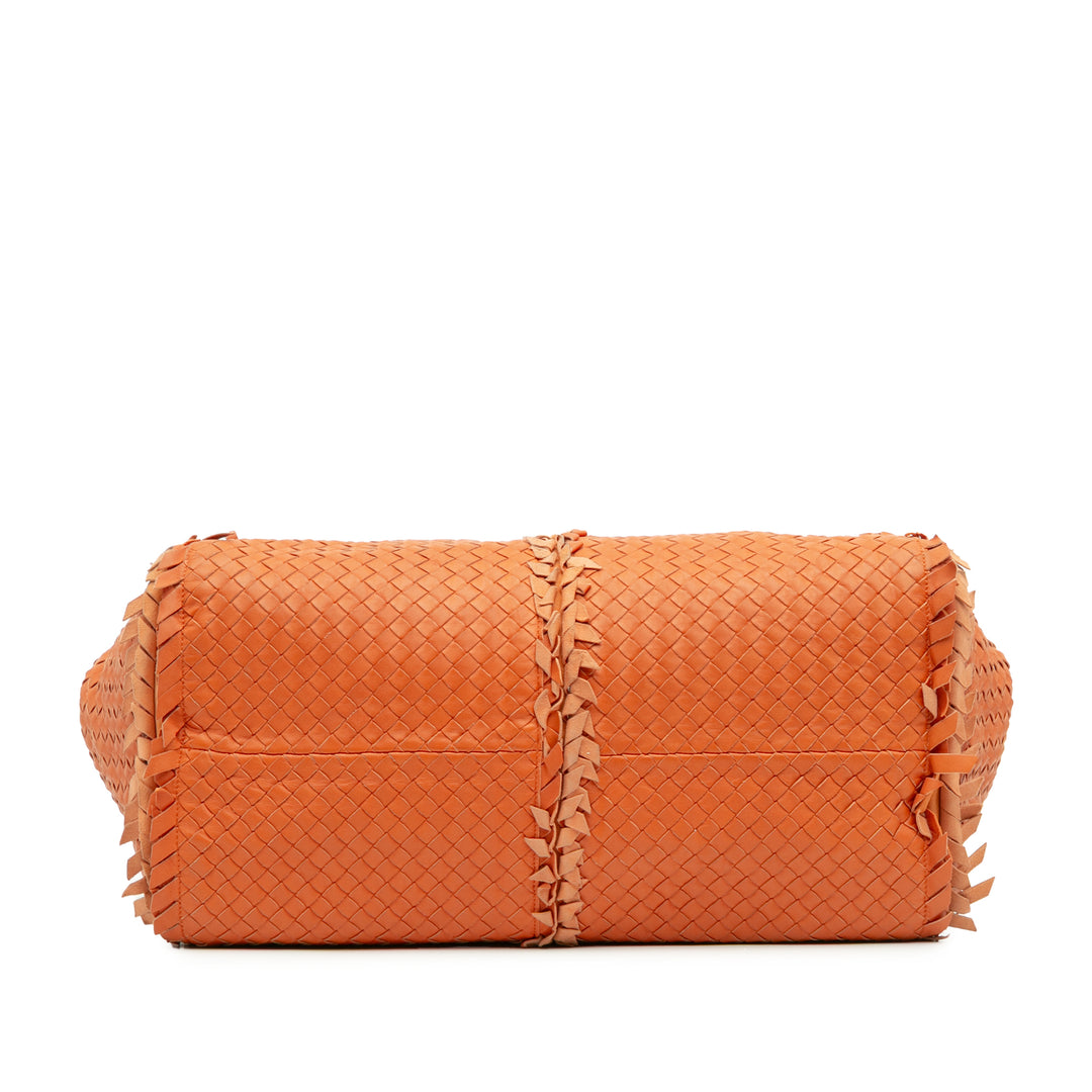 Bottega Veneta Large Nappa Intrecciato Franges Hobo