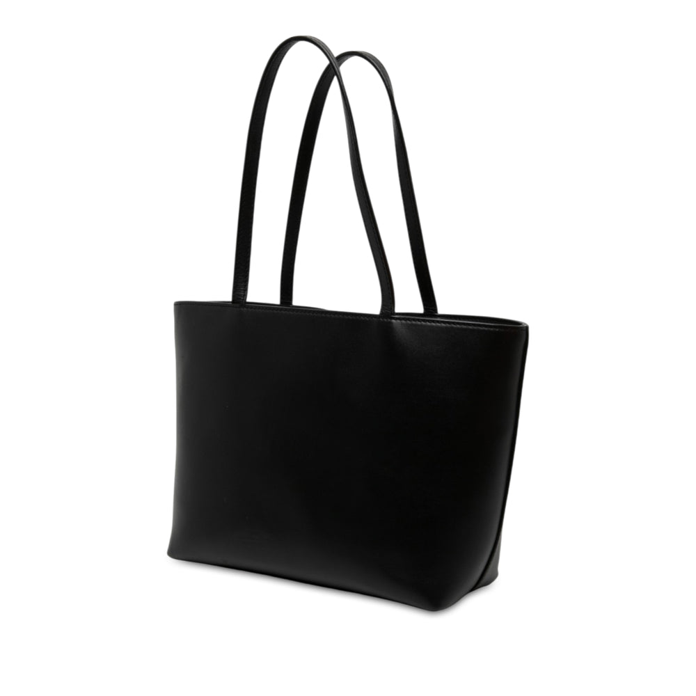 Dolce & Gabbana Cabas DG Logo Petit Cuir de veau Noir – vue 2 – GABY PARIS