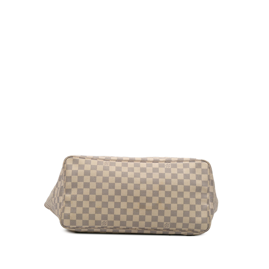 Louis Vuitton Damier Azur Neverfull GM Blanc