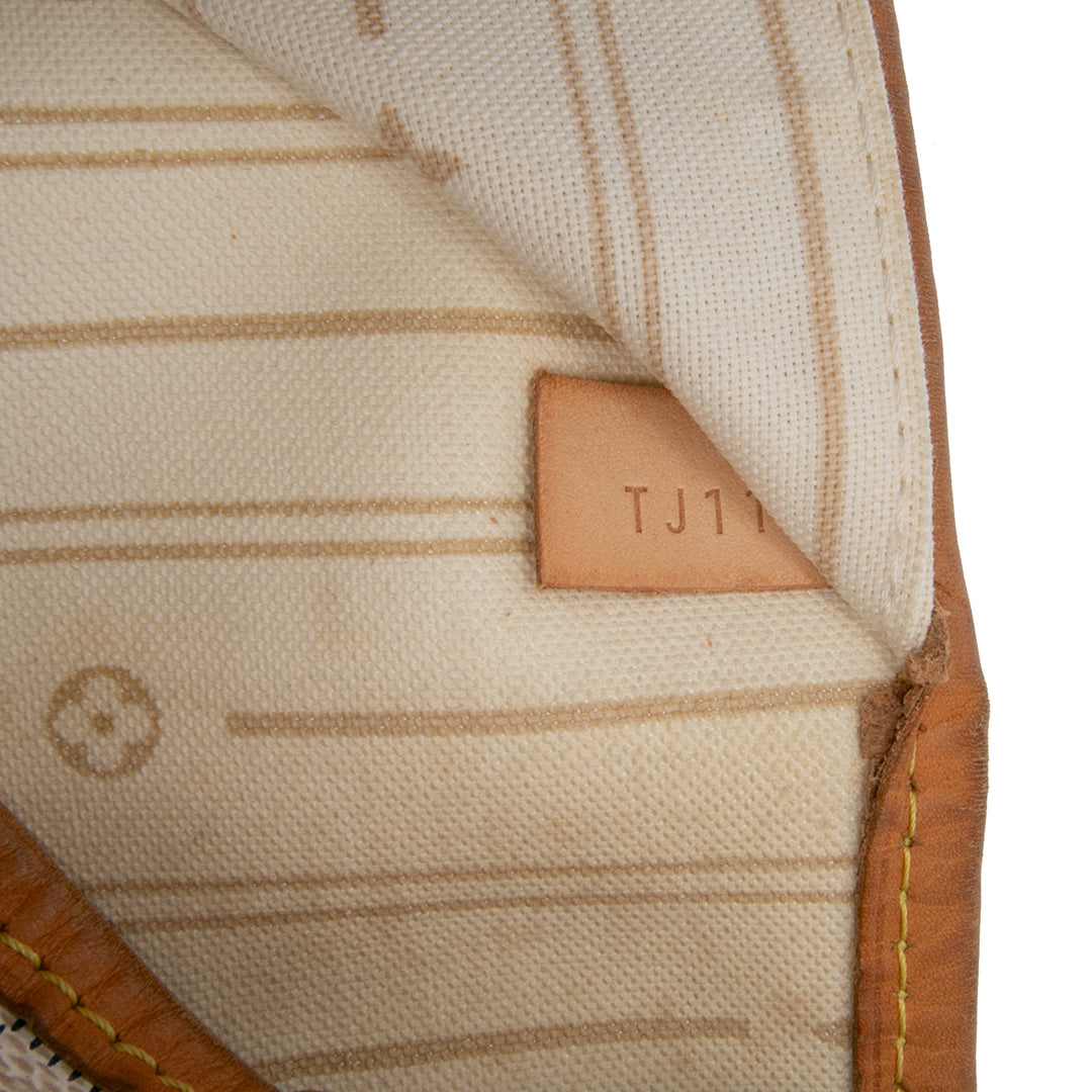 Louis Vuitton Damier Azur Neverfull GM Blanc