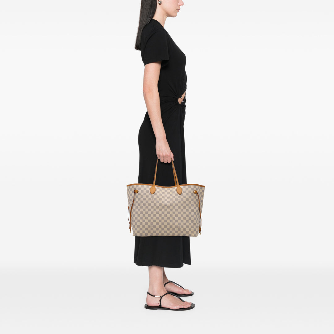 Louis Vuitton Damier Azur Neverfull GM Blanc