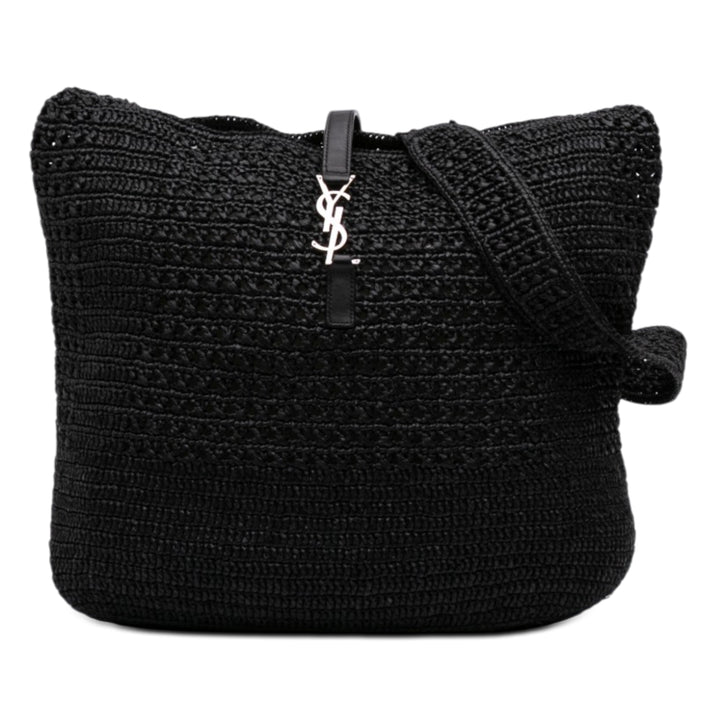 Saint Laurent Medium Raffia Le 5 a 7 Cabas
