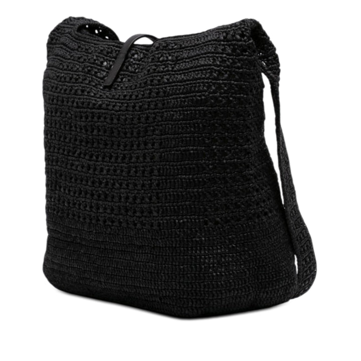Saint Laurent Medium Raffia Le 5 a 7 Cabas