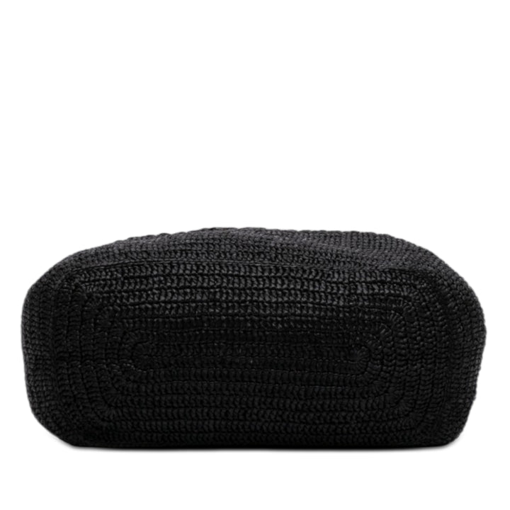 Saint Laurent Medium Raffia Le 5 a 7 Cabas