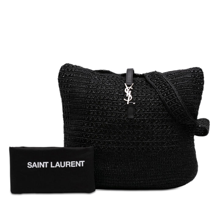 Saint Laurent Medium Raffia Le 5 a 7 Cabas