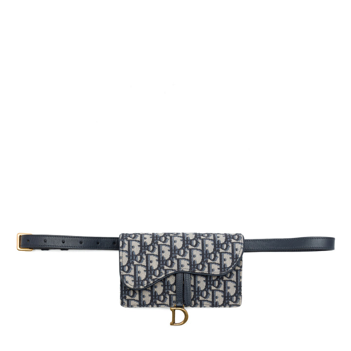 Dior Saddle Sac ceinture Toile Oblique