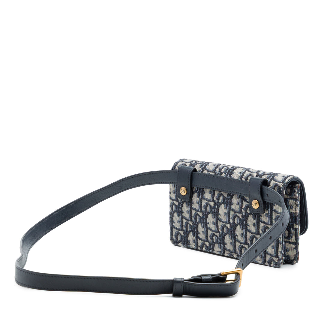 Dior Saddle Sac ceinture Toile Oblique