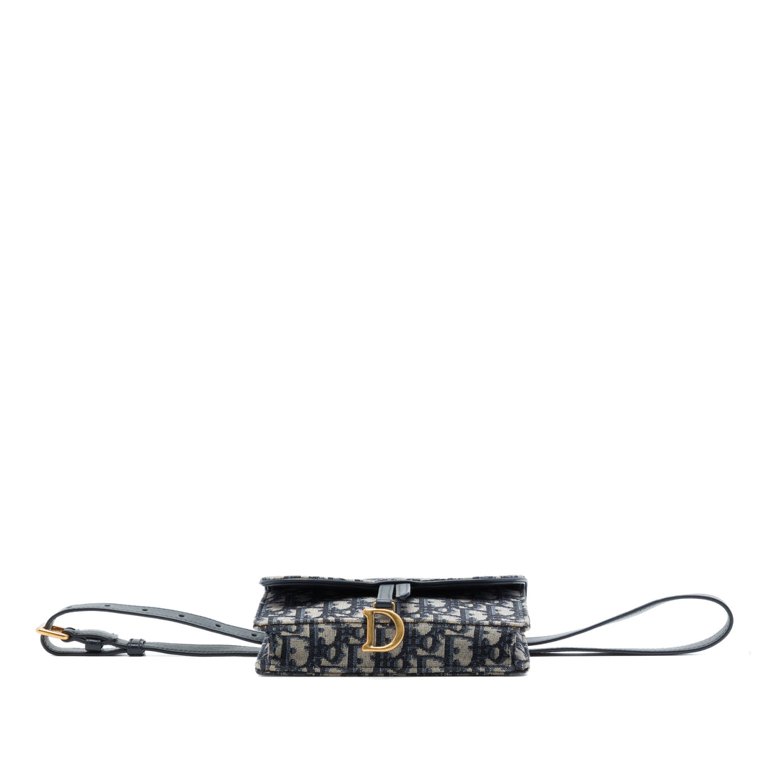 Dior Saddle Sac ceinture Toile Oblique