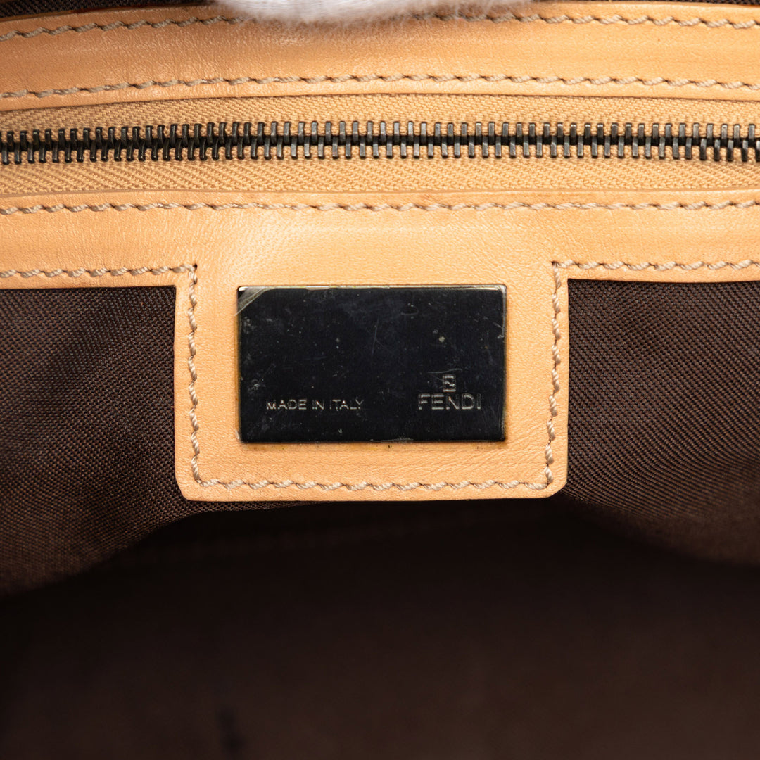 Fendi Zucchino Toile Sac bandoulière