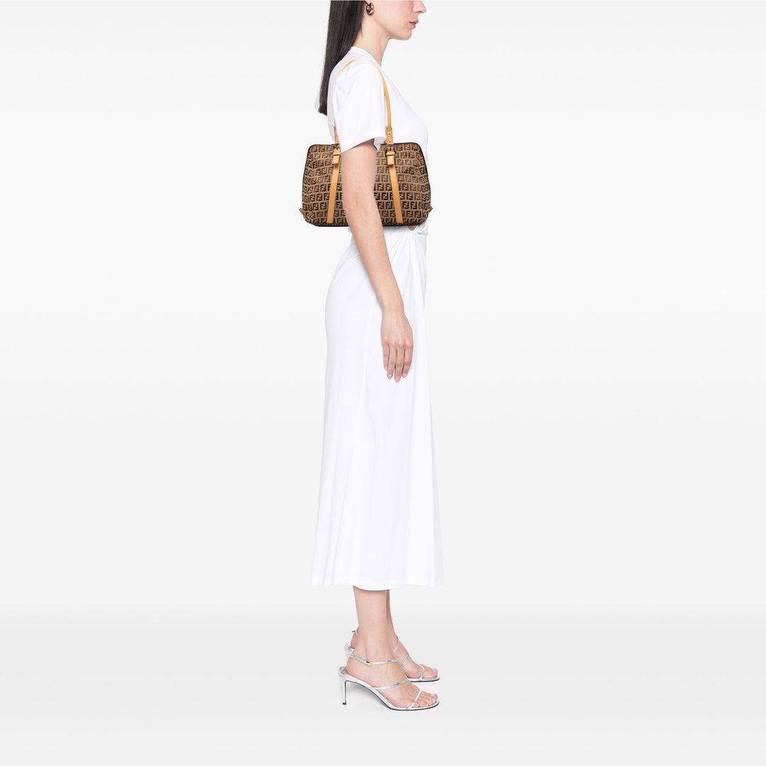 Fendi Zucchino Toile Sac bandoulière